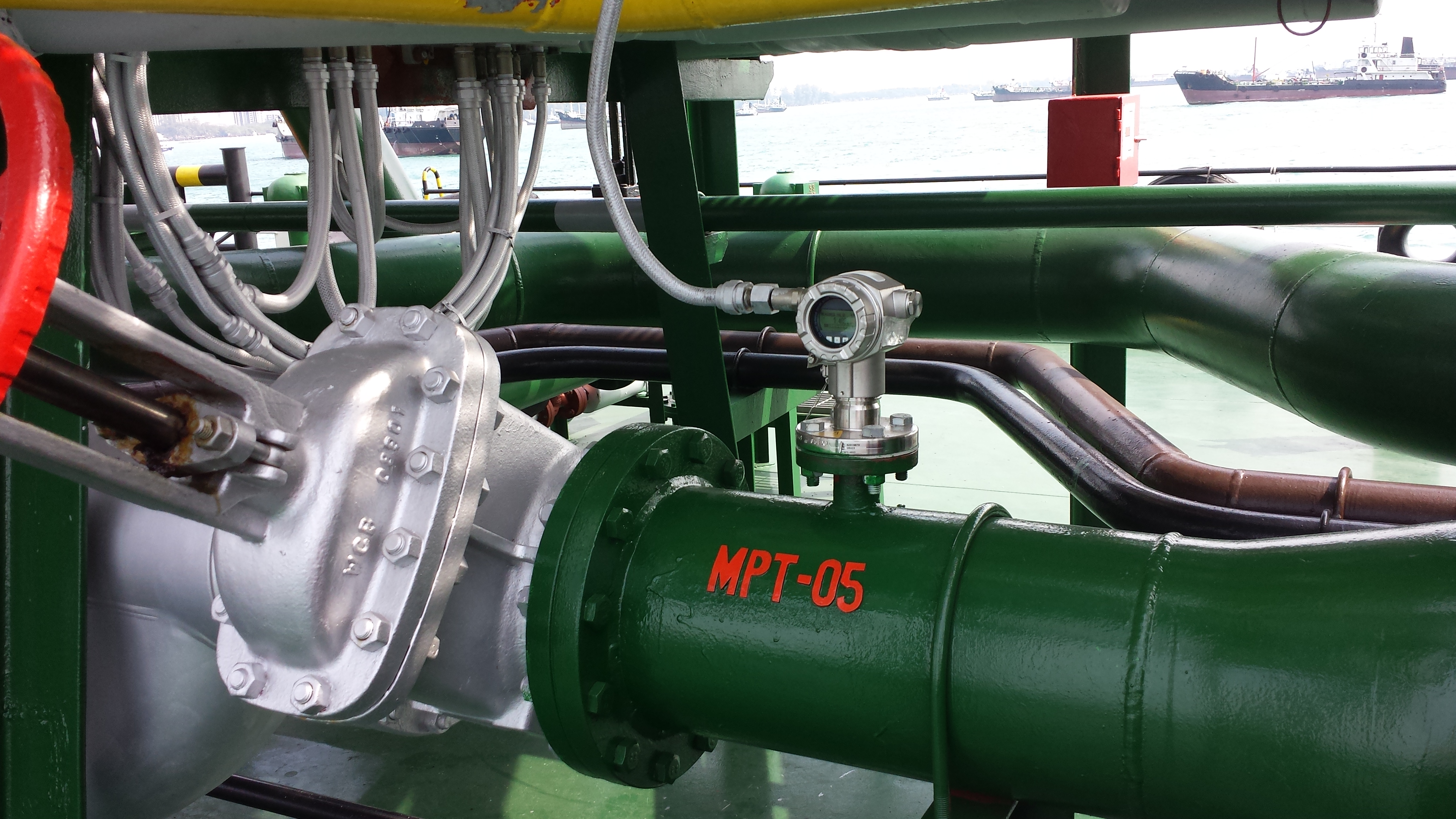 質(zhì)量流量計安裝示例